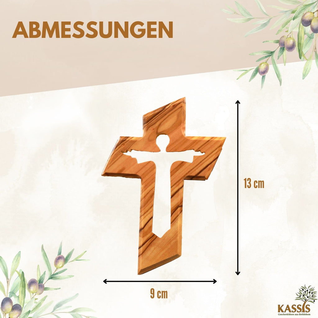 Hand-carved Olive Wood Wall Cross