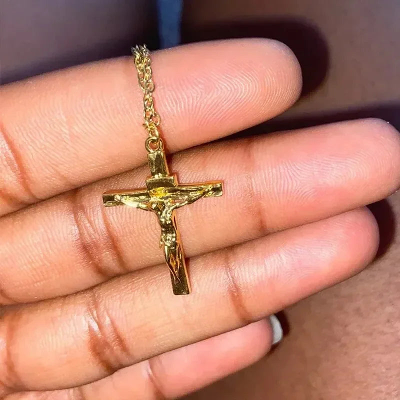 Cross Necklace 18K Gold Plated