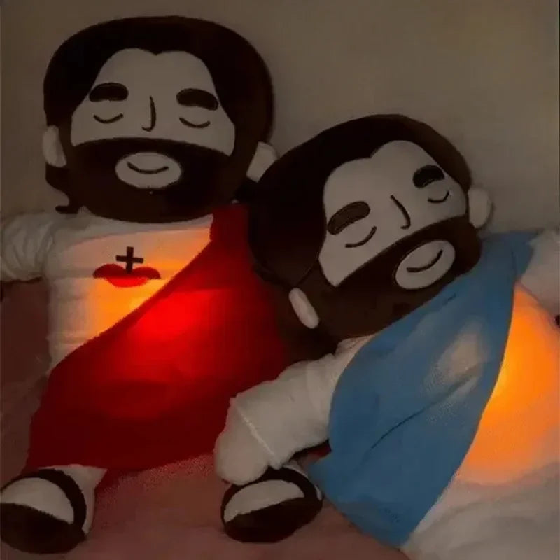 Breathing Jesus Plush Toy