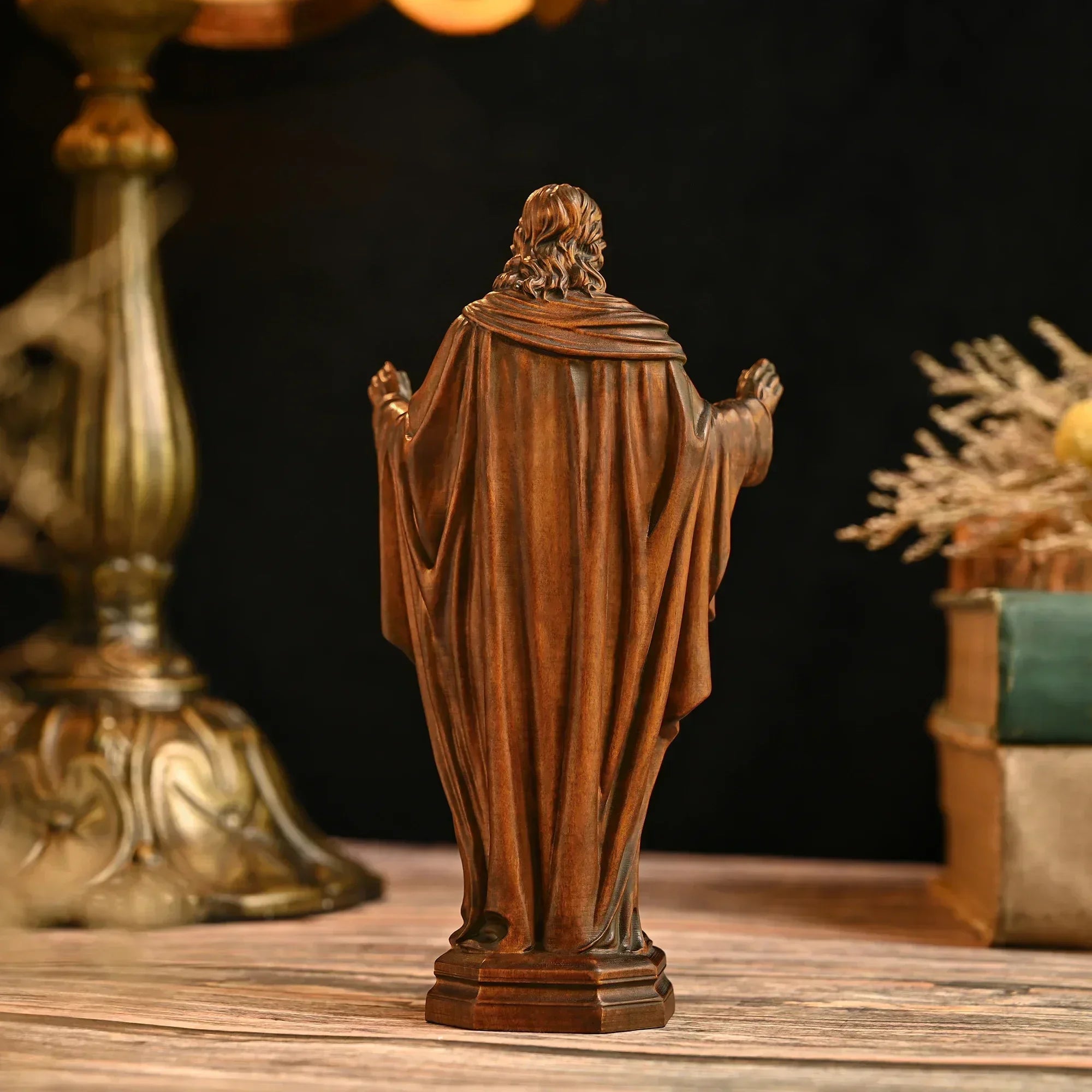 Wood Jesus Sacred Statue