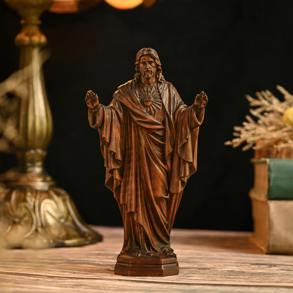 Wood Jesus Sacred Statue