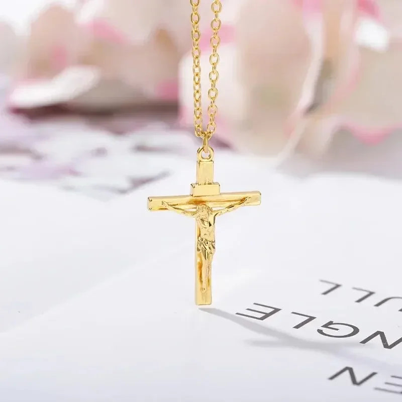 Cross Necklace 18K Gold Plated