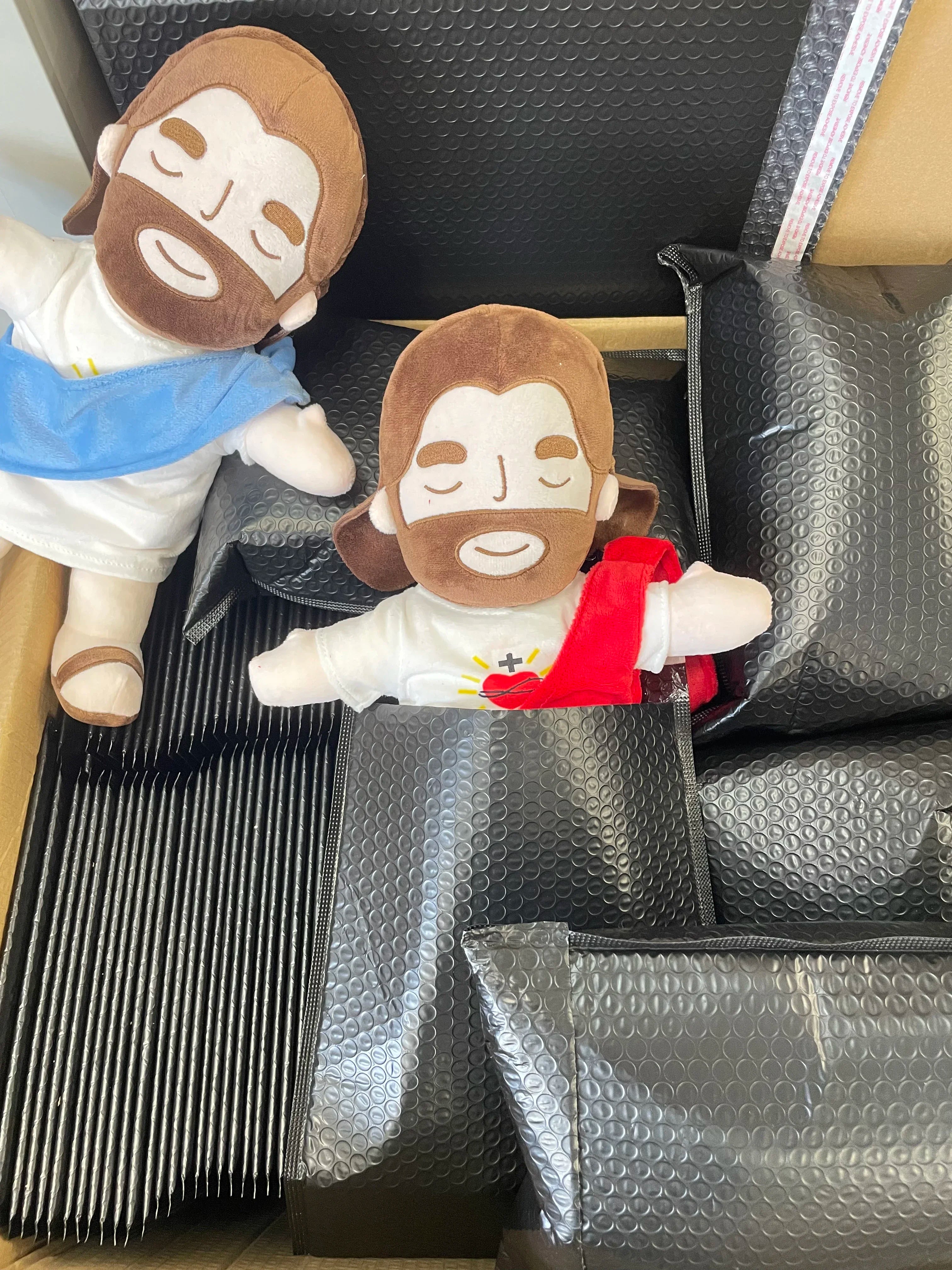 Breathing Jesus Plush Toy