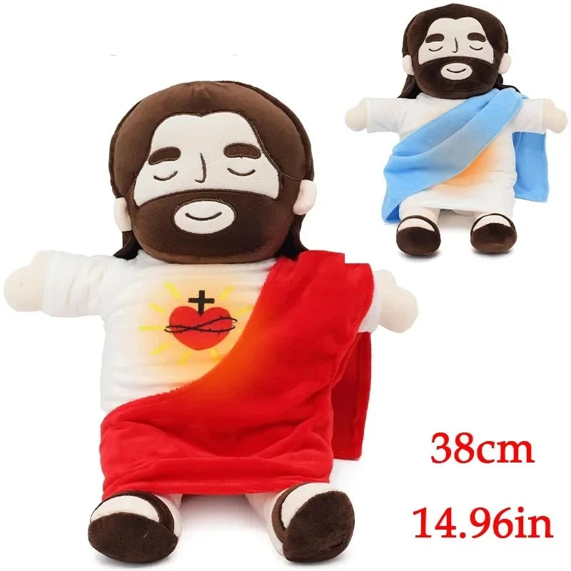 Breathing Jesus Plush Toy