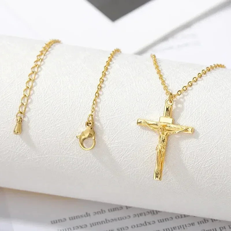 Cross Necklace 18K Gold Plated