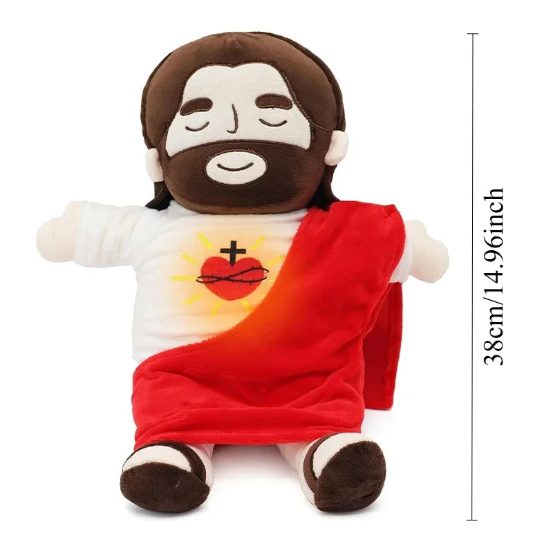 Breathing Jesus Plush Toy