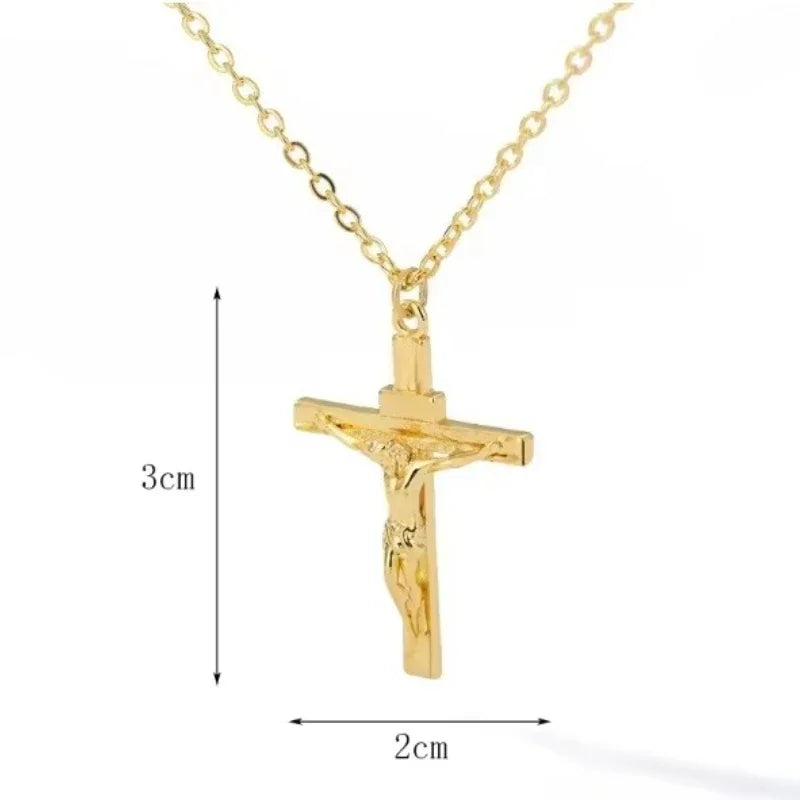 Cross Necklace 18K Gold Plated