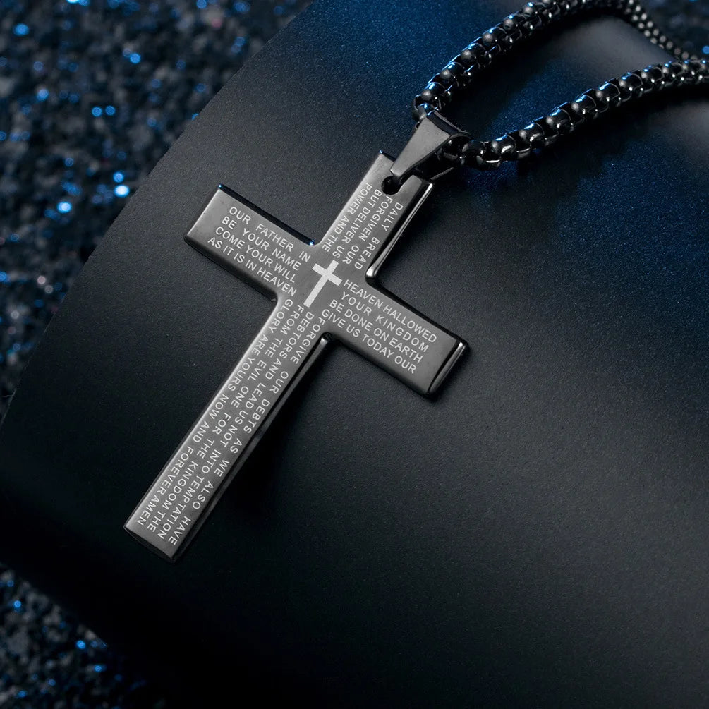Cross Stainless Steel Pendant For Men