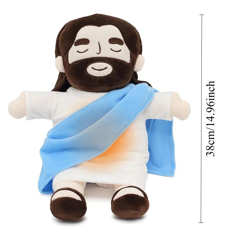Breathing Jesus Plush Toy