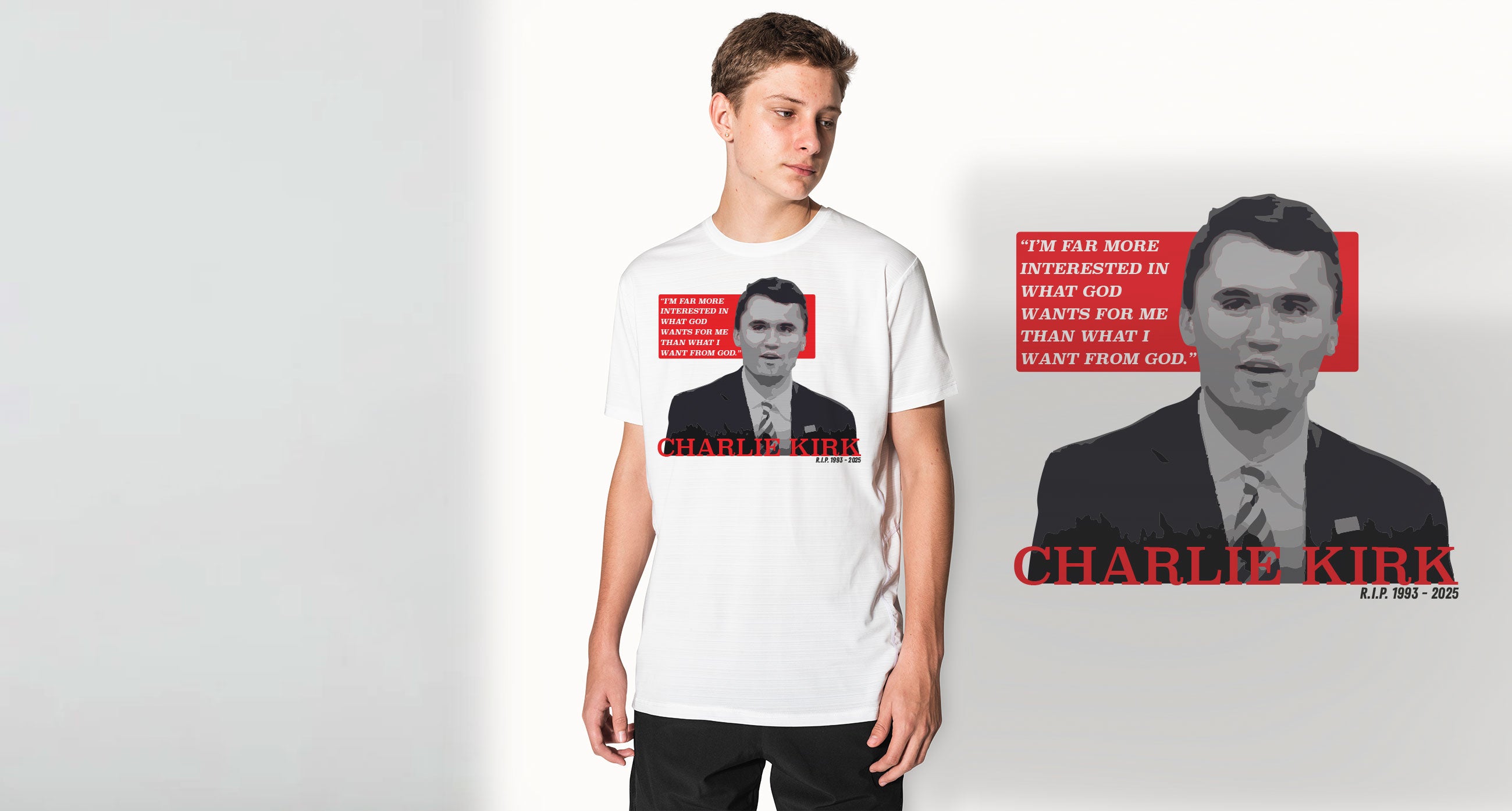 Charlie Kirk Quote T-shirt