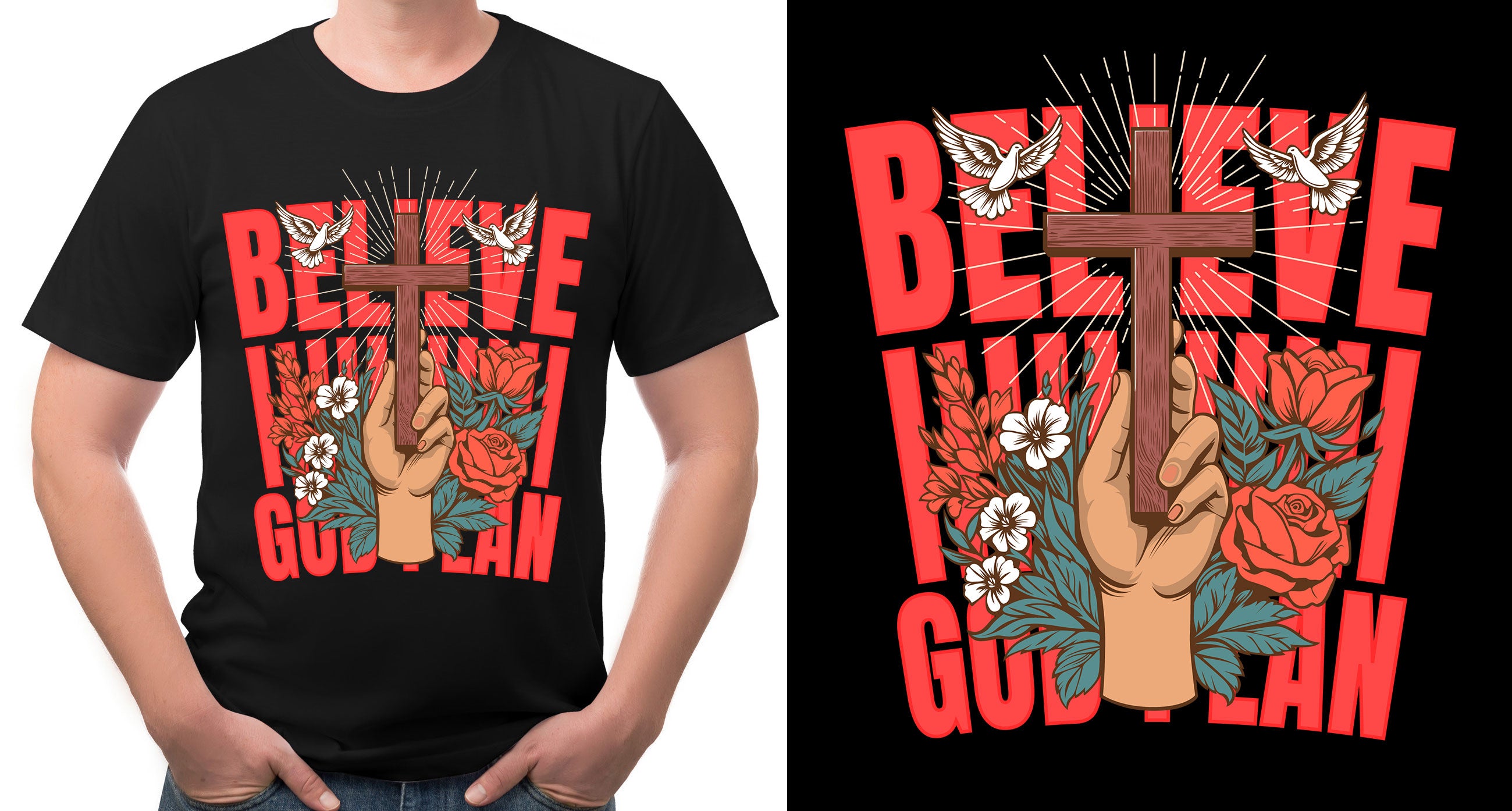 Believe Cross T-Shirt