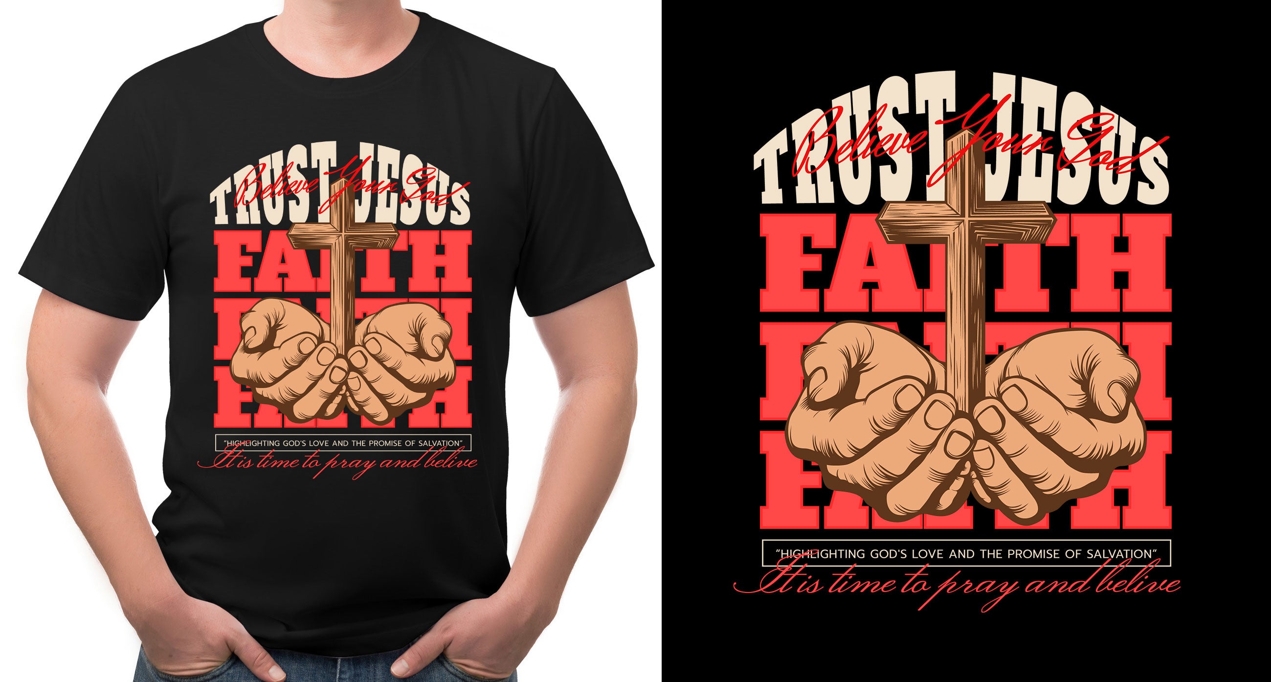 The Trust Jesus T-shirt